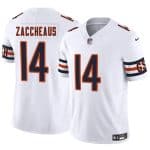 Chicago Bears #14 Olamide Zaccheaus White 2025 F.U.S.E. Vapor Stitched Jersey