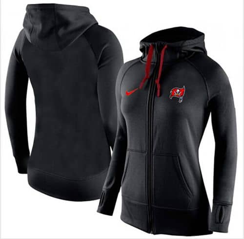 Nike Tampa Bay Buccaneers Full-Zip Performance Hoodie Black