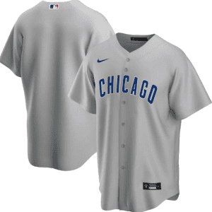 Chicago Cubs Grey Cool Base Stitched Jersey
