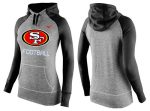 Nike San Francisco 49ers Performance Hoodie Grey Black