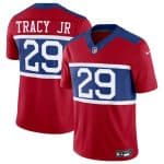 New York Giants #29 Tyrone Tracy Jr Red Alternate Vapor F.U.S.E. Limited Stitched Jersey
