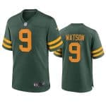 Green Bay Packers #9 Christian Watson Green Stitched Football Jersey