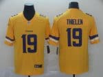 Minnesota Vikings #19 Adam Thielen Gold Inverted Legend Stitched Jersey