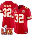 Kansas City Chiefs #32 Nick Bolton Red 2025 F.U.S.E. Super Bowl LIX Patch Vapor Untouchable Limited Stitched Jersey