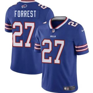 Buffalo Bills #27 Darrick Forrest Blue 2025 Vapor Untouchable Limited Stitched Jersey