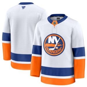 New York Islanders Blank White 2024-25 Away Stitched Jersey