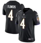 Baltimore Ravens #4 Zay Flowers Black Vapor Untouchable Jersey