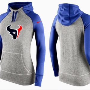 Nike Houston Texans Performance Hoodie Grey Blue