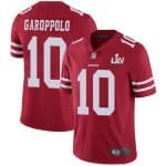 San Francisco 49ers #10 Jimmy Garoppolo Red Super Bowl LIV Vaper Untouchable Limited Stitched Jersey