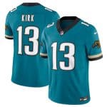 Jacksonville Jaguars #13 Christian Kirk Teal 2024 F.U.S.E. Prowler Throwback Vapor Limited Stitched Jersey