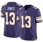 Minnesota Vikings #13 Daniel Jones Purple 2023 F.U.S.E. Throwback Vapor Untouchable Limited Stitched Jersey