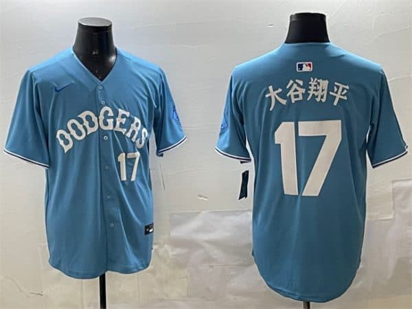 Los Angeles Dodgers #17 ´ó¹ÈÏèÆ½ Light Blue Limited Stitched Jersey