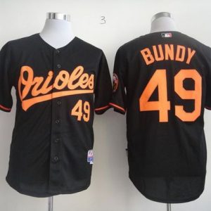 Orioles #49 Dylan Bundy Black Cool Base Stitched Jersey