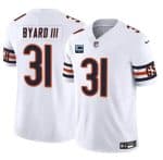 Chicago Bears #31 Kevin Byard III White 2025 F.U.S.E. With 2-Star C Patch Vapor Untouchable Limited Stitched Jersey