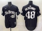 New York Yankees #48 Paul Goldschmidt Black 'Gothic Legacy Edition' Vapor Premier Limited Stitched Jersey