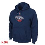 Mens New Orleans Pelicans Dark blue Pullover Hoodie