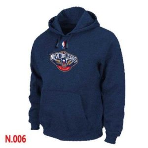 Mens New Orleans Pelicans Dark blue Pullover Hoodie