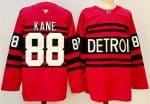 Detroit Red Wings #88 Patrick Kane Red 2024-25 Reverse Retro Stitched Jersey
