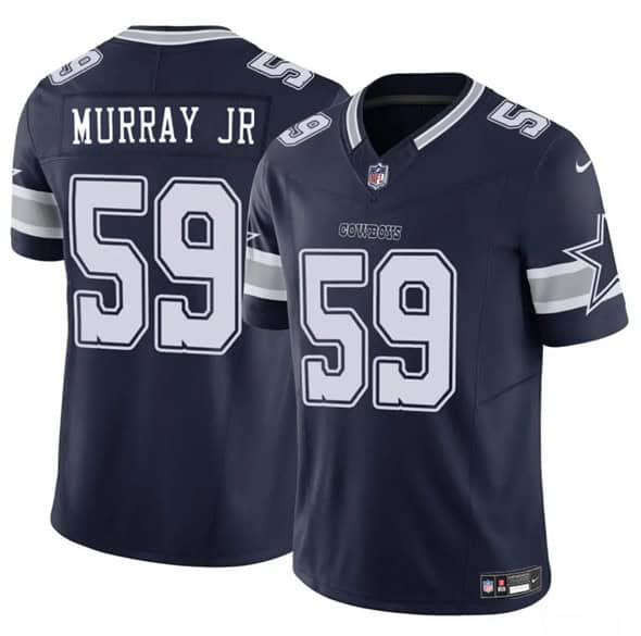 Dallas Cowboys #59 Kenneth Murray Jr. Navy 2025 F.U.S.E. Vapor Untouchable Limited Stitched Jersey