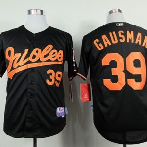 Orioles #39 Kevin Gausman Black Cool Base Stitched Jersey