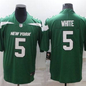 New York Jets #5 Mike White Green Vapor Untouchable Limited Stitched Jersey