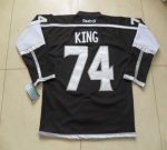 Kings #74 Dwight King Black Home Stitched Jersey