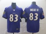 Baltimore Ravens #83 Willie Snead IV Purple Vapor Untouchable Jersey
