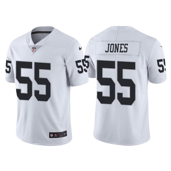 Las Vegas Raiders #55 Chandler Jones White Vapor Limited Stitched Jersey