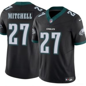 Philadelphia Eagles #27 Quinyon Mitchell Black 2024 New F.U.S.E. Vapor Untouchable Limited Stitched Jersey