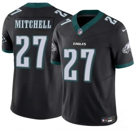 Philadelphia Eagles #27 Quinyon Mitchell Black 2024 New F.U.S.E. Vapor Untouchable Limited Stitched Jersey