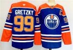 Edmonton Oilers #99 Wayne Gretzky Royal 2024-25 Stitched Jersey