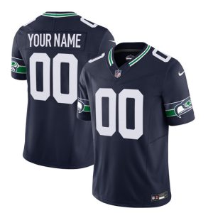 Seattle Seahawks Custom 2023 F.U.S.E. Navy Limited Stitched Jersey
