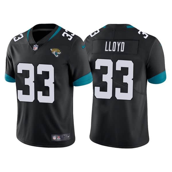 Jacksonville Jaguars #33 Devin Lloyd Black Vapor Untouchable Limited Stitched Jersey