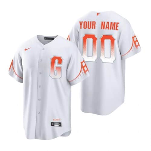 San Francisco Giants Customized White City Connect Cool Base Stitched Jersey