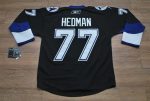 Lightning #77 Victor Hedman Stitched Black Jersey