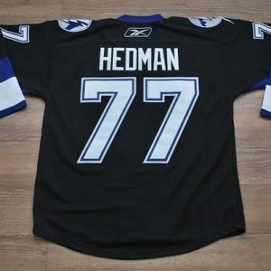 Lightning #77 Victor Hedman Stitched Black Jersey