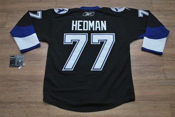 Lightning #77 Victor Hedman Stitched Black Jersey