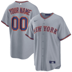 New York Mets Custom Gray 2025 Stitched Jersey
