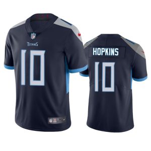 Tennessee Titans #10 DeAndre Hopkins Navy Vapor Untouchable Stitched Jersey