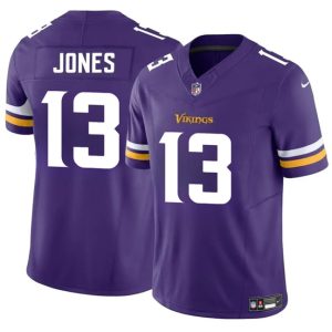 Minnesota Vikings #13 Daniel Jones Purple 2024 F.U.S.E. Vapor Untouchable Limited Stitched Jersey