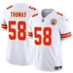 Kansas City Chiefs #58 Derrick Thomas White 2024 F.U.S.E Vapor Untouchable Limited Stitched Jersey