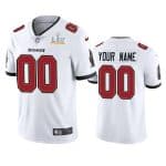 Tampa Bay Buccaneers Customized Custom White 2021 Super Bowl LV Limited Stitched Jersey