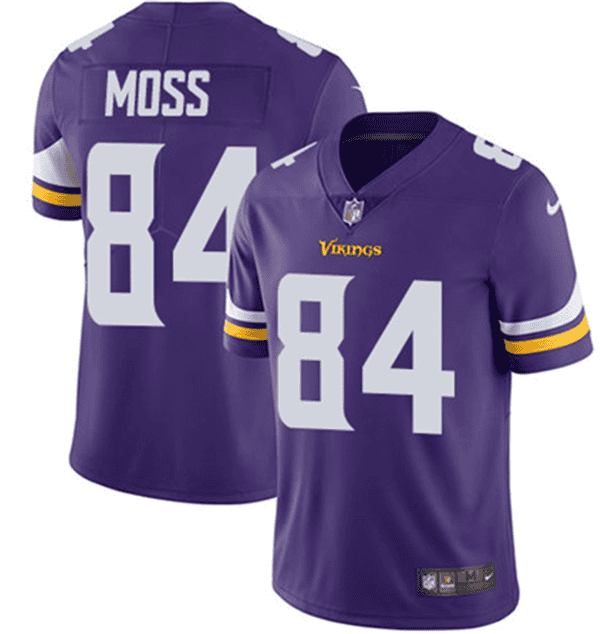 Minnesota Vikings #84 Randy Moss Purple Vapor Untouchable Limited Stitched Jersey