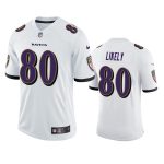 Baltimore Ravens #80 Isaiah Likely White Vapor Untouchable Limited Stitched Jersey