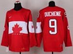 Olympic 2014 CA. #9 Matt Duchene Red Stitched Jersey