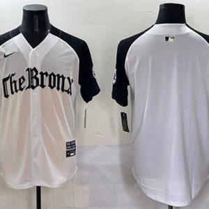 New York Yankees Blank White Black 'Gothic Legacy Edition' Vapor Premier Limited Stitched Jersey