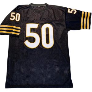 Raiders Custom Black Throwback Stitched Jersey