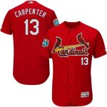 Cardinals #13 Matt Carpenter Red Flexbase Authentic Collection Stitched Jersey