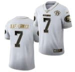 San Francisco 49ers #7 Colin Kaepernick White Gold 75th Anniversary Stitched Jersey