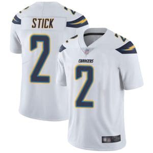 Los Angeles Chargers #2 Easton Stick White Vapor Untouchable Limited Stitched Jersey